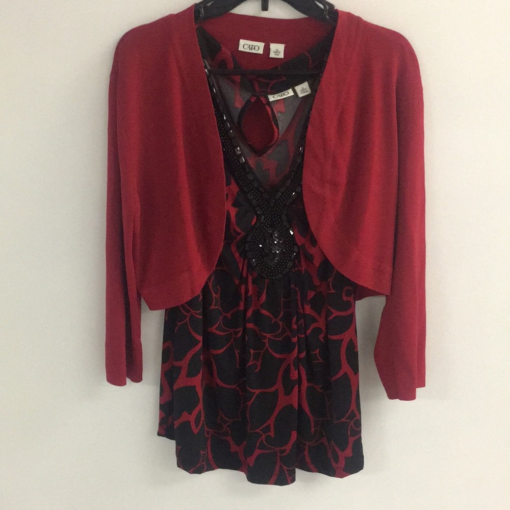 ❤️❤️Sleeveless Top & Jacket Set